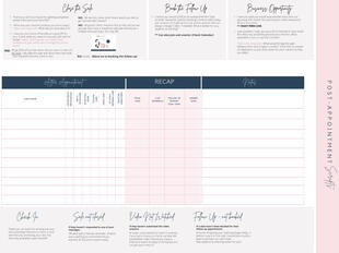 Post Appointment Tracking Sheet